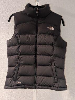 The North Face Black Puffer Vest S 700